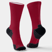 Golden Treble Cleve mit Rose Blume Socken (Gewinkelt)