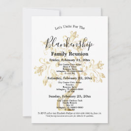 Golden Tree 3-Tage-Wiedersehen Einladung