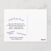 Golden Tree Family Wiedersehen Postcard Postkarte (Rückseite)