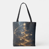 Golden Tree Glam Holiday Tote Bag Tasche (Rückseite)