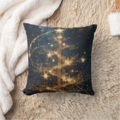 Golden Tree Glamour Throw Pillow Kissen (Decke)