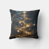 Golden Tree Glamour Throw Pillow Kissen (Rückseite)