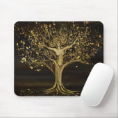 Golden Tree Goddess Mousepad (Mit Mouse)