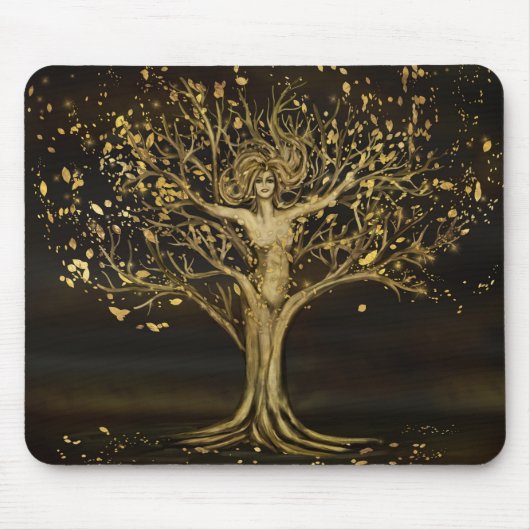 Golden Tree Goddess Mousepad (Vorne)