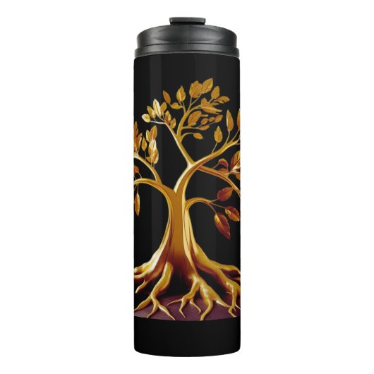 Golden Tree Hydration Wasserflasche Thermosbecher (Vorderseite)