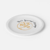 Golden Tree of Life Survivor Party Paper Teller (Schrägansicht)