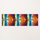 Golden Tree of Life Yoga Mat Yogamatte (Rückseite (Horizontal))