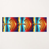 Golden Tree of Life Yoga Mat Yogamatte (Vorderseite (Horizontal))