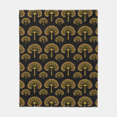 Golden Trees Fleece Blanket (Vorderseite)