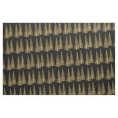 Golden Trees Weihnachten Gold Custom Fabric Stoff (Fat Quarter (45,7 x 55,9 cm))