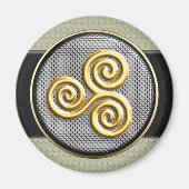 Golden Triskele Magnet (Vorne)
