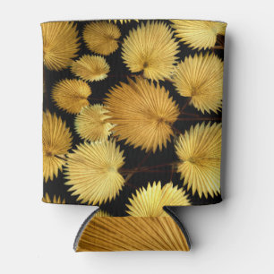 Golden Tropical Blätter: Licuala Elegance Dosenkühler