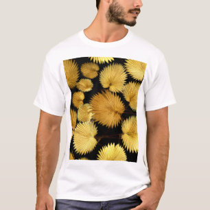 Golden Tropical Blätter: Licuala Elegance T-Shirt