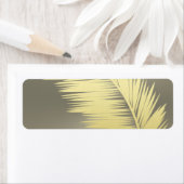 Golden Tropical Palm Blätter (Insitu)