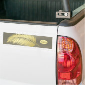 Golden Tropical Palm Blätter Autoaufkleber (Auf Lkw)