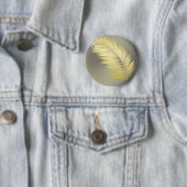 Golden Tropical Palm Blätter Button (Beispiel)