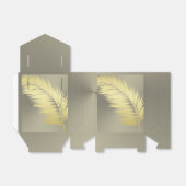 Golden Tropical Palm Blätter Geschenkschachtel (Ungefaltet)