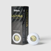Golden Tropical Palm Blätter Golfball (Verpackungen)