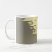 Golden Tropical Palm Blätter Kaffeetasse (Links)