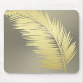 Golden Tropical Palm Blätter Mousepad (Vorne)