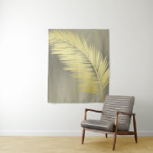 Golden Tropical Palm Blätter Wandteppich (Beispiel)