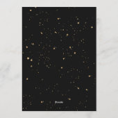 Golden Tropical Palm Leaves 26th Birthday  Einladung (Rückseite)