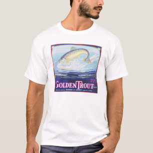Golden Trout Brand Vintage Etikett T-Shirt