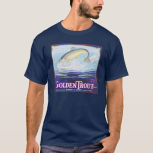 Golden Trout Brand Vintage Etikett T-Shirt