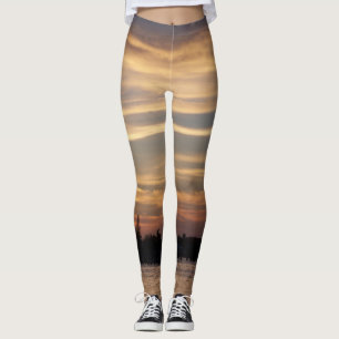Golden trübe Florida Keys Sunset Leggings