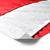 Golden Trump Bird USA Flag Value Poster (Ecke)