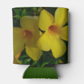 Golden Trumpet Blume II Tropical Dosenkühler (Rückseite)