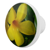 Golden Trumpet Blume II Tropical Keramikknauf (Rechts)