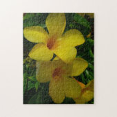 Golden Trumpet Blume II Tropical Puzzle (Vertikal)