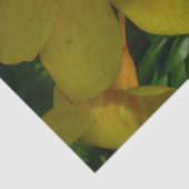 Golden Trumpet Blume II Tropical Seidenpapier (Detail)