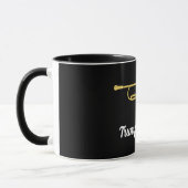Golden Trumpet Music Player Tasse (Links)