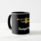 Golden Trumpet Music Player Tasse (Vorderseite Links)