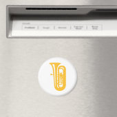 Golden Tuba Magnet (In Situ (Geschirrspüler))