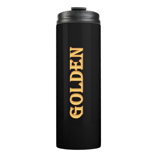 GOLDEN Tumbler Thermosbecher (Vorderseite)