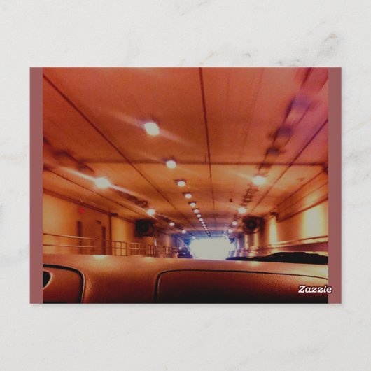 GOLDEN TUNNEL POSTKARTE (Rückseite)