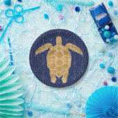 Golden Turtle Pappteller (Party)
