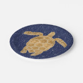 Golden Turtle Pappteller (Schrägansicht)