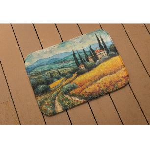 Golden Tuscany Dreams Badematte
