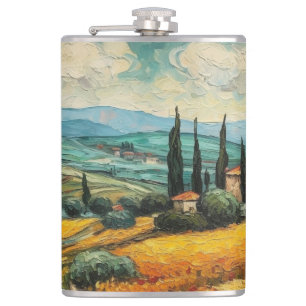 Golden Tuscany Dreams Flachmann