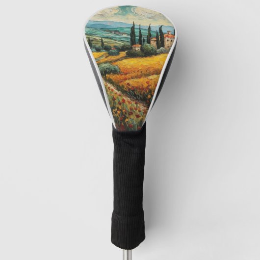 Golden Tuscany Dreams Golf Headcover (Vorderseite)