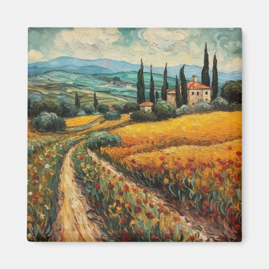 Golden Tuscany Dreams Magnet (Vorne)