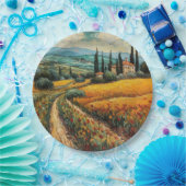 Golden Tuscany Dreams Pappteller (Party)