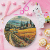 Golden Tuscany Dreams Pappteller (Party)