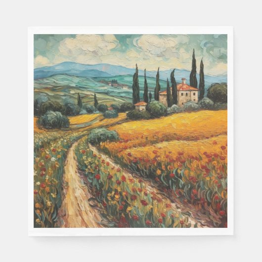 Golden Tuscany Dreams Serviette (Vorderseite)
