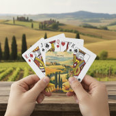 Golden Tuscany Dreams Spielkarten