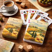 Golden Tuscany Dreams Spielkarten